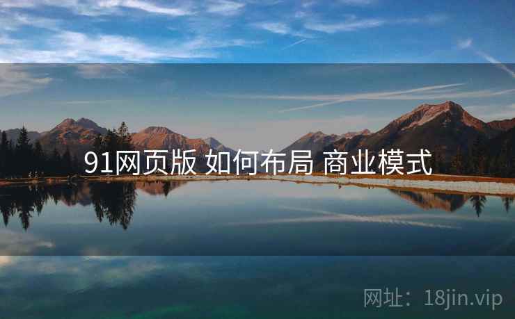 91网页版 如何布局 商业模式
