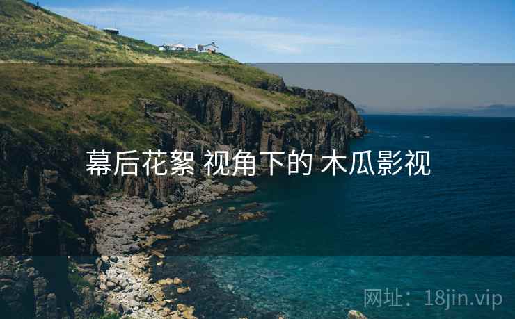 幕后花絮 视角下的 木瓜影视