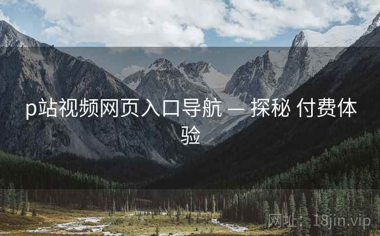 p站视频网页入口导航 — 探秘 付费体验