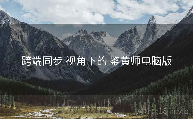 跨端同步 视角下的 鉴黄师电脑版