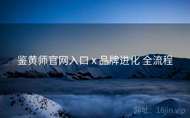 鉴黄师官网入口 x 品牌进化 全流程